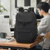 Black backpack with large capacity and lightweight student commuting travel bag, 105505344 details Picture